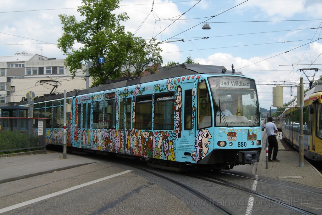 1484-0035-310508.jpg - AVG GT8-100DM/2S 880 "www.Rizzibahn.de" / Tullastraße Dépot 31.5.2008
