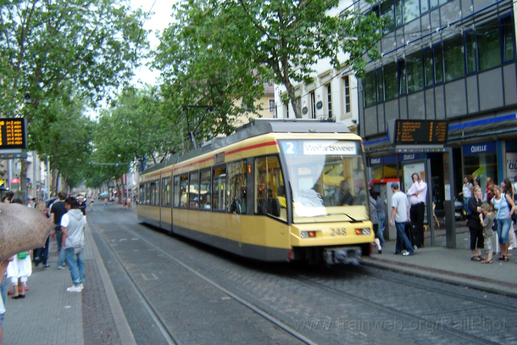 1486-0004-310508.jpg - VBK GT6-70D 248 / Marktplatz 31.5.2008