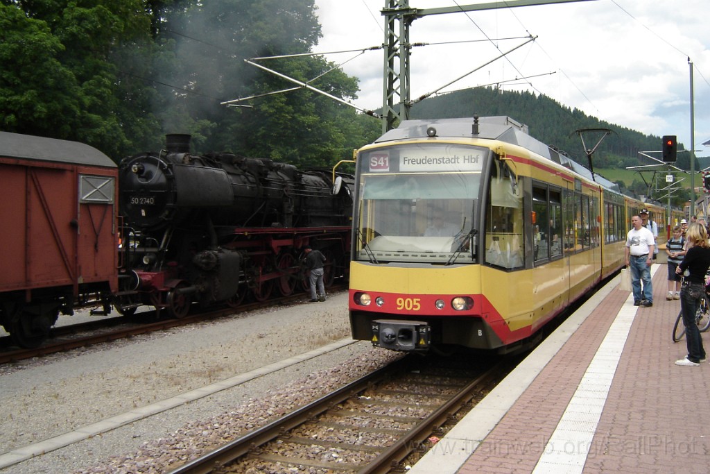 1488-0035-010608.jpg - AVG GT8-100DM/2S 905 + DR 50.2740 / Baiersbronn 1.6.2008