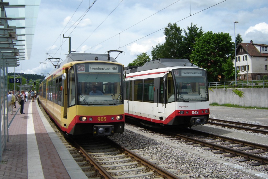 1488-0036-010608.jpg - AVG GT8-100DM/2S 905 + DR 50.2740 / Baiersbronn 1.6.2008