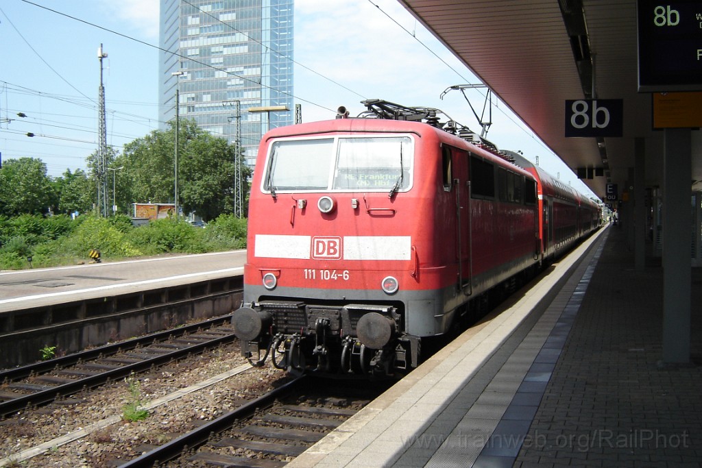1490-0011-020608.jpg - DBAG 111.104-6 / Mannheim Hbf 2.6.2008