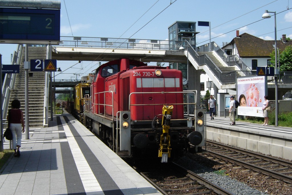 1490-0030-020608.jpg - Railion 294.730-7 / Mannheim-Friedrichsfeld Süd 2.6.2008