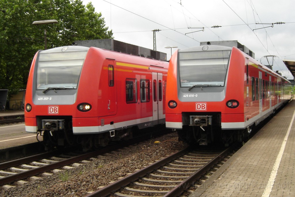1494-0015-030608.jpg - DBAG 425.257-3 + 616-0 / Mannheim-Friedrichsfeld 3.6.2008