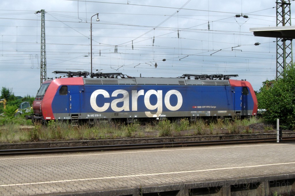 1495-0027-030608.jpg - SBB-CFF Re 482.018-9 / Mannheim-Friedrichsfeld 3.6.2008