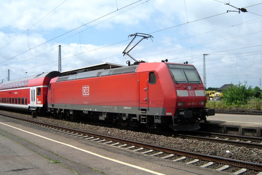 1496-0013-030608.jpg - DBAG 146.118-5 / Mannheim-Friedrichsfeld 3.6.2008