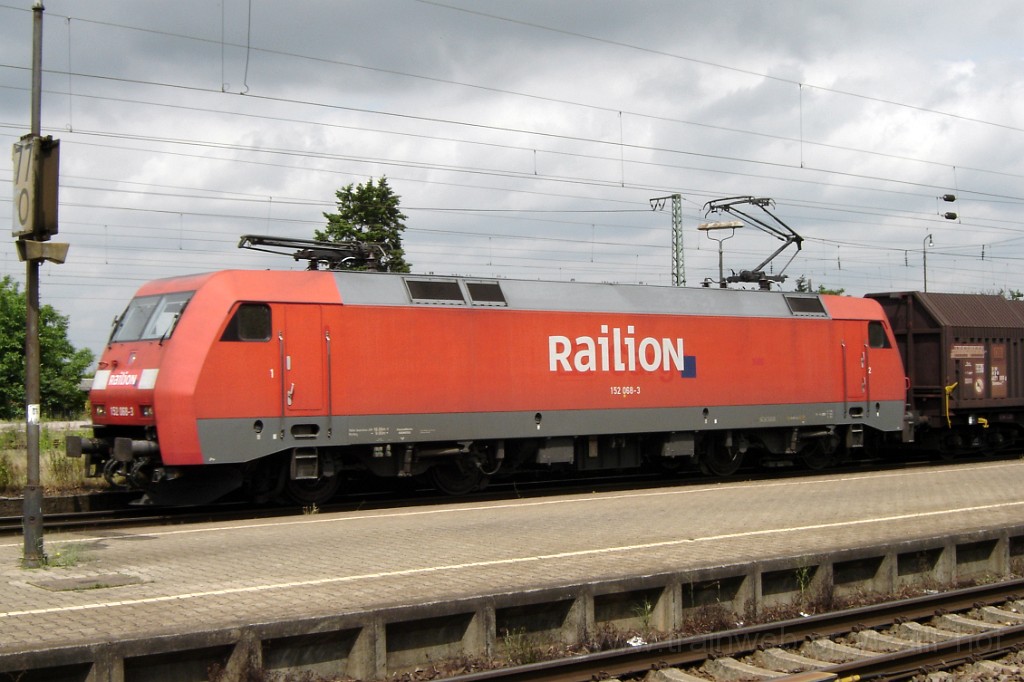 1496-0018-030608.jpg - Railion 152.068-3 / Mannheim-Friedrichsfeld 3.6.2008