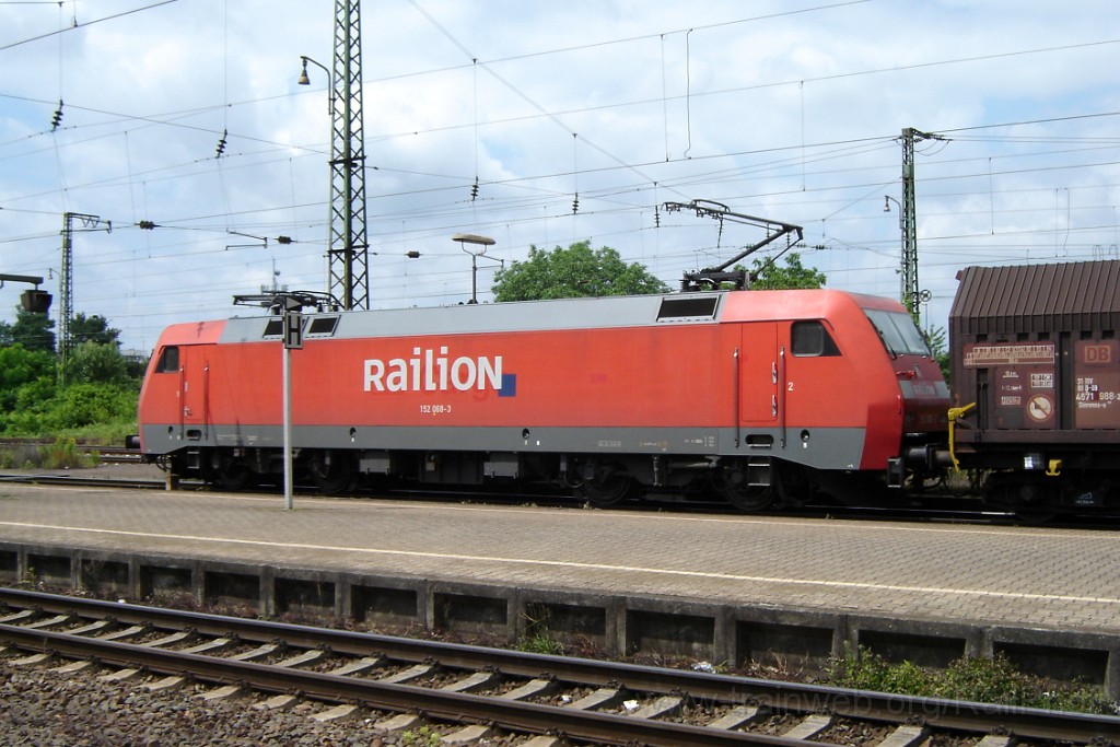 1496-0027-030608.jpg - Railion 152.068-3 / Mannheim-Friedrichsfeld 3.6.2008