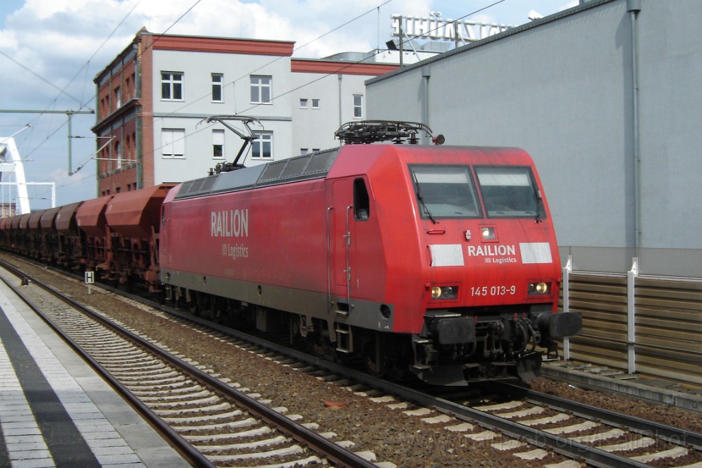 1498-0028-030608.jpg - Railion 145.013-9 / Ludwigshafen-Mitte 3.6.2008