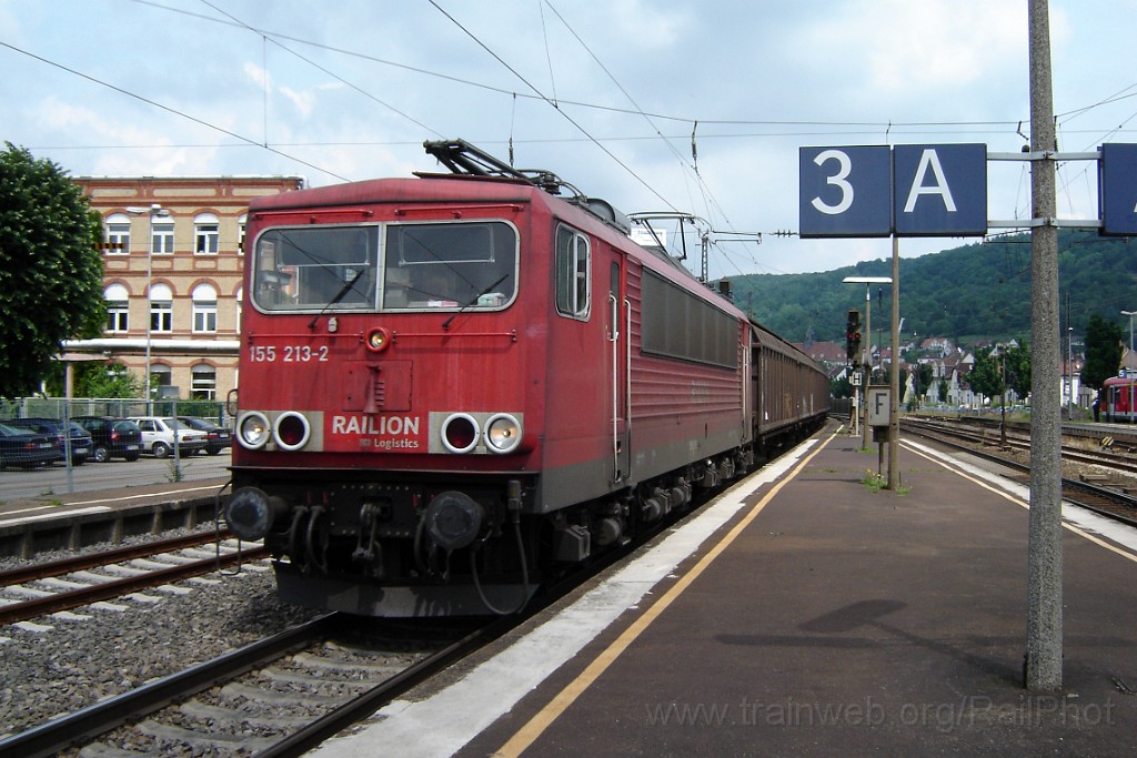 1502-0017-040608.jpg - Railion 155.213-2 / Weinheim (Bergstraße) 4.6.2008