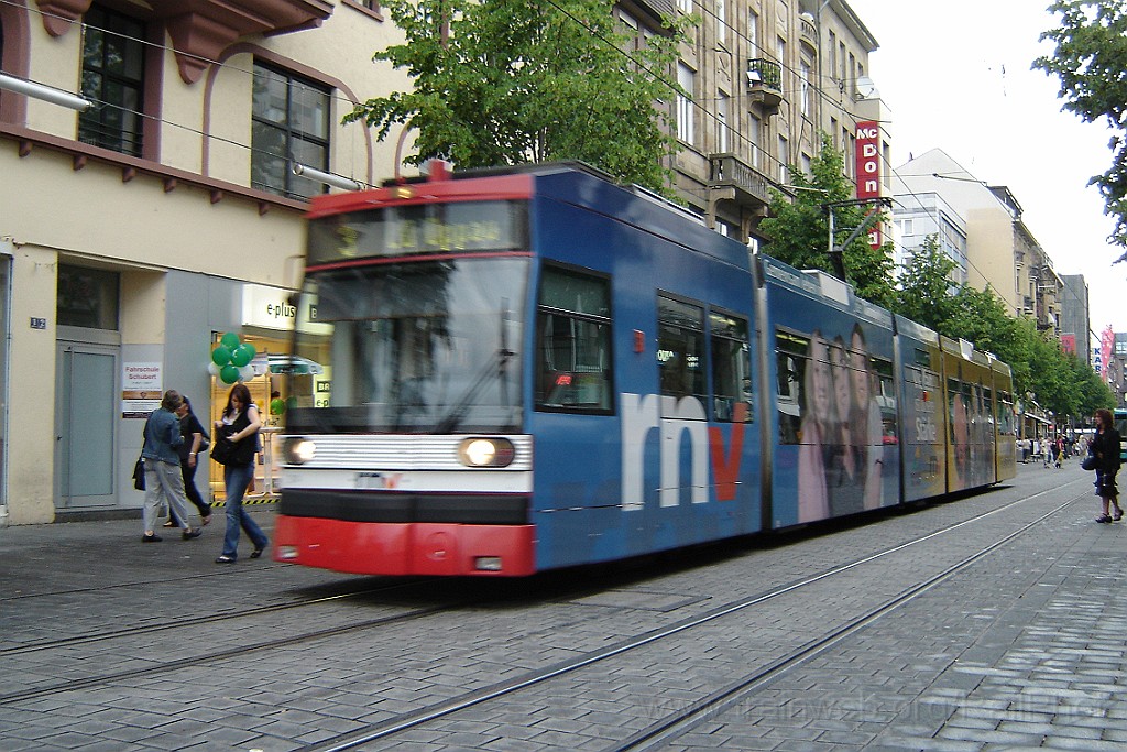 1506-0013-050608.jpg - VBL MGT6 214 "Metropolregion Rhein-Neckar" / Marktplatz 5.6.2008