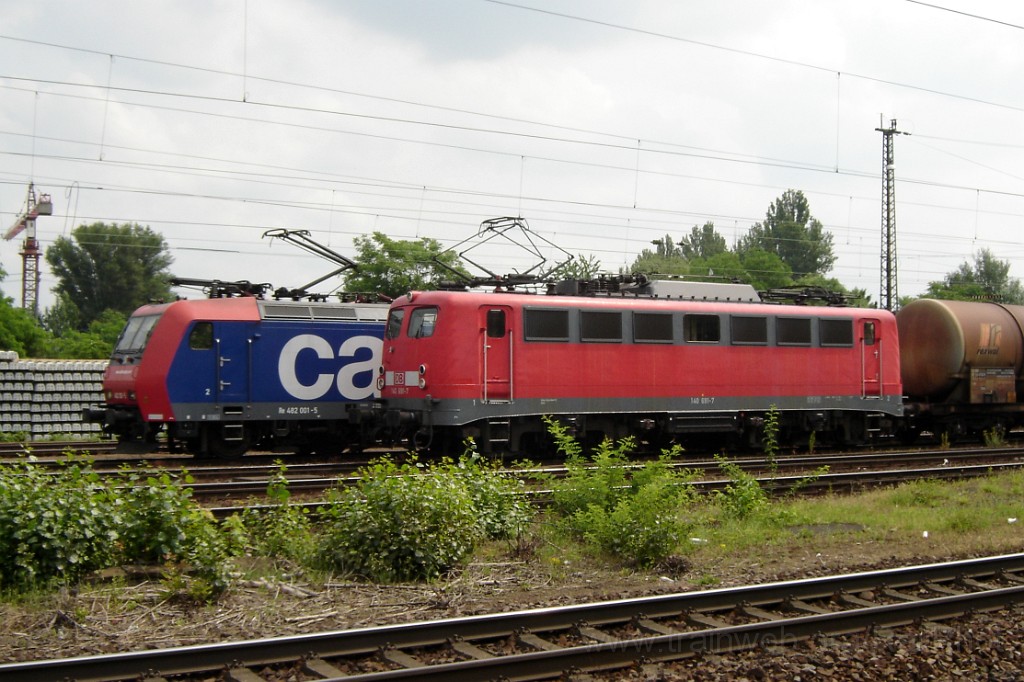 1508-0001-060608.jpg - DBAG 140.691-7 + SBB-CFF Re 421.372-4 / Ludwigshafen-Oggersheim 6.6.2008