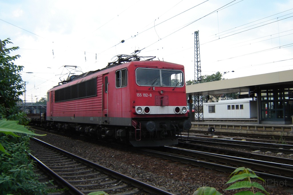 1509-0032-060608.jpg - DBAG 155.192-8 / Mannheim Hbf 6.6.2008