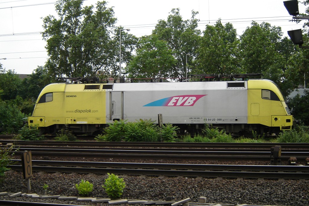 1509-0042-070608.jpg - Dispolok/EVB ES 64 U2 099 / Mannheim Hbf 7.6.2008