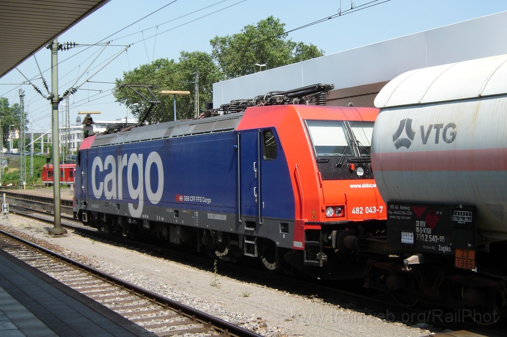 1518-0040-100608.jpg - SBB-CFF Re 482.043-7 / Mannheim Hbf 10.6.2008