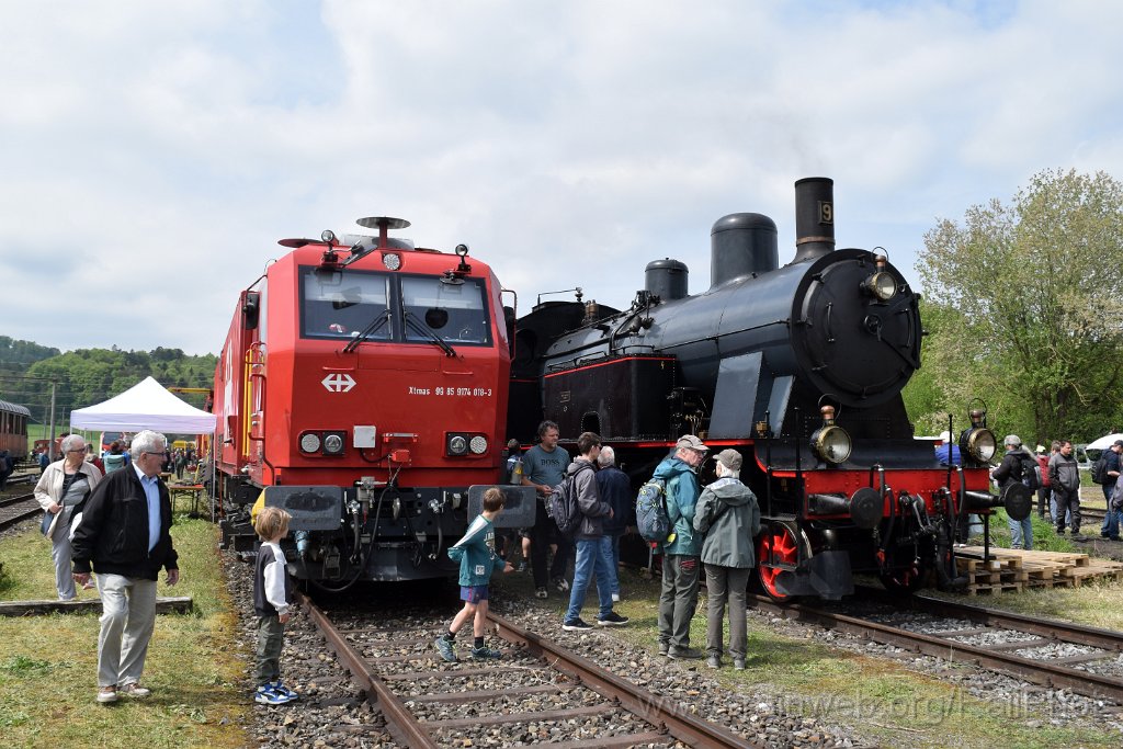 9675-0015-270425.jpg - BT Eb 3/5 9 + SBB-CFF XTmas 018 "Winterthur" / Etzwilen (Güterbahnhof) 27.4.2025