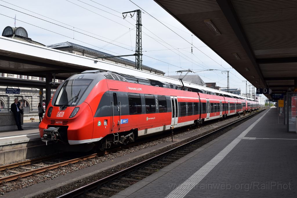 4442-0040-110517.jpg - DBAG 442.719 "Neumarkt in der Oberpfalz" / Nürnberg Hbf 11.5.2017