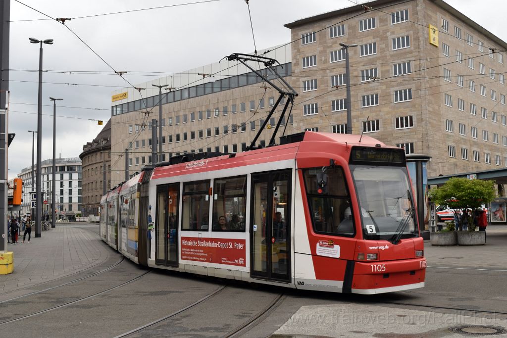4449-0017-120517.jpg - VAG GT8N 1105 "Historische Strassenbahn-Depot St.Peter" / Hauptbahnhof 12.5.2017