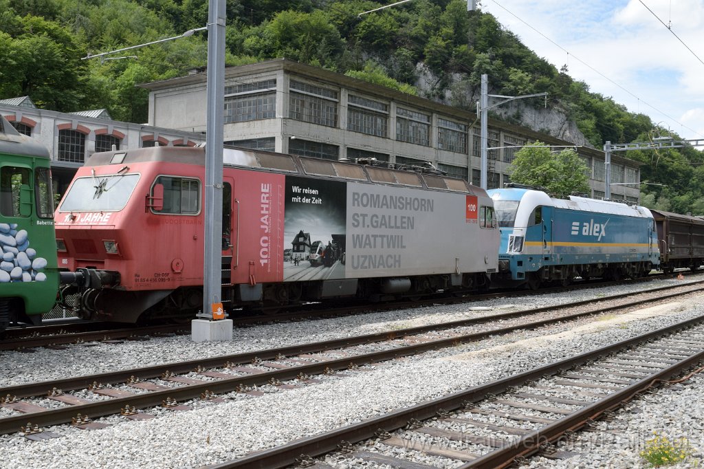 9171-0020-160624.jpg - DSF Re 456.095-9 ''Degersheim'' + WRS 183.003 / Klus 16.6.2024