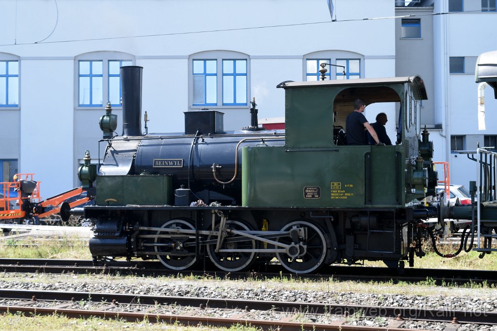8741-0009-020923.jpg - HSTB E 3/3 3 "Beinwyl" / Hochdorf (Remise) 2.9.2023