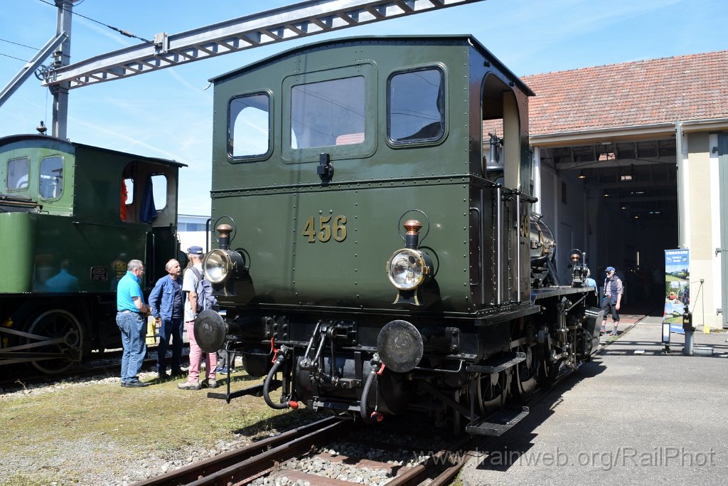 8743-0004-020923.jpg - HSTB E 3/3 436 / Hochdorf (Remise) 2.9.2023