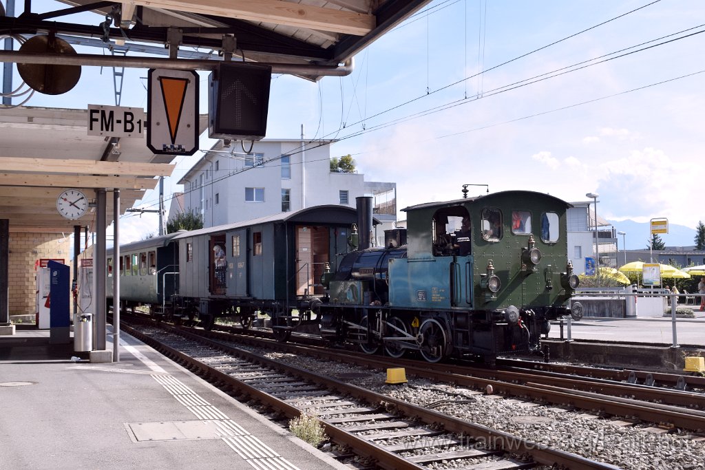 8750-0016-020923.jpg - HSTB E 3/3 3 "Beinwyl" + F² 16847 + C4.354 / Hochdorf 2.9.2023