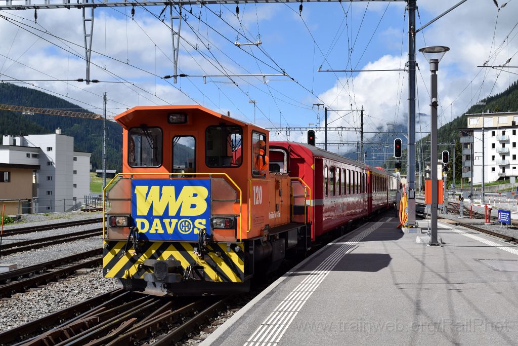 5009-0046-140618.jpg - RhB Tm 2/2 120 "WVB Davos" / Davos-Platz 14.6.2018