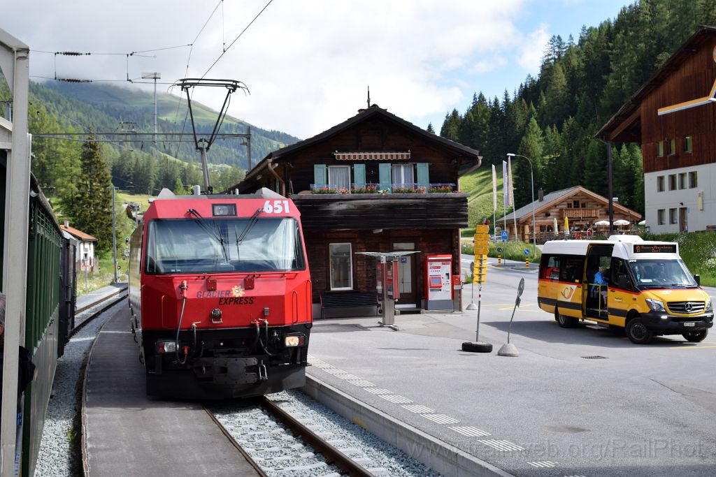 5010-0041-140618.jpg - RhB Ge 4/4''' 651 "Fideris" / Davos-Glaris 14.6.2018