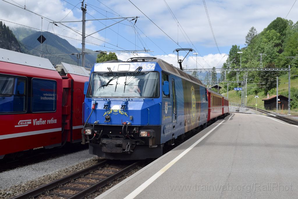 5012-0036-140618.jpg - RhB Ge 4/4''' 652 "Obervaz" / Filisur 14.6.2018