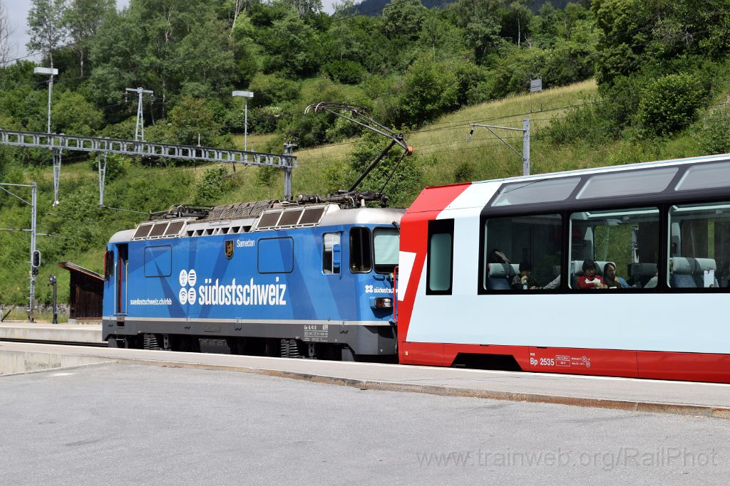 5013-0042-140618.jpg - RhB Ge 4/4" 619 "Samedan" / Filisur 14.6.2018