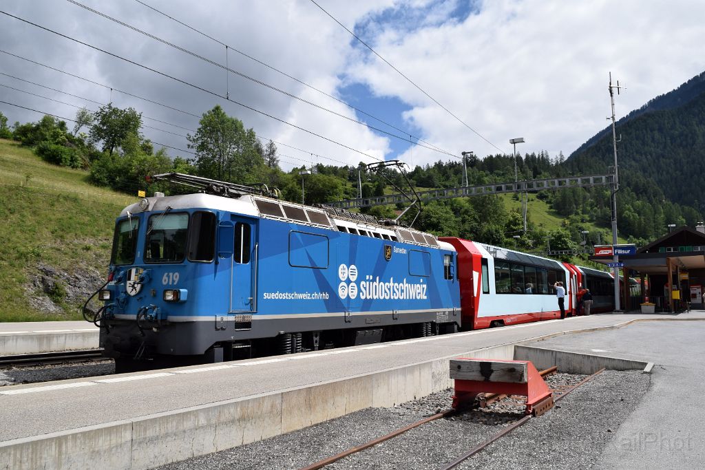 5013-0048-140618.jpg - RhB Ge 4/4" 619 "Samedan" / Filisur 14.6.2018
