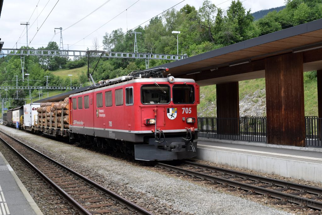 5014-0016-140618.jpg - RhB Ge 6/6" 705 "Pontresina / Puntraschigna" / Filisur 14.6.2018