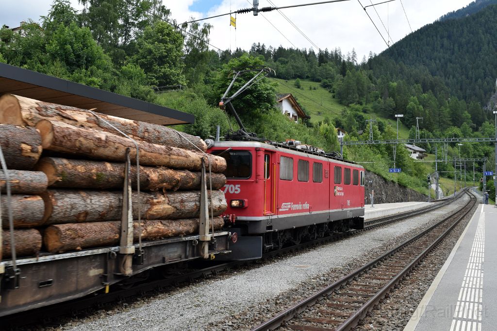 5014-0019-140618.jpg - RhB Ge 6/6" 705 "Pontresina / Puntraschigna" / Filisur 14.6.2018