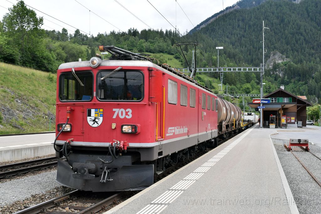 5015-0012-140618.jpg - RhB Ge 6/6" 703 "St.Moritz" / Filisur 14.6.2018