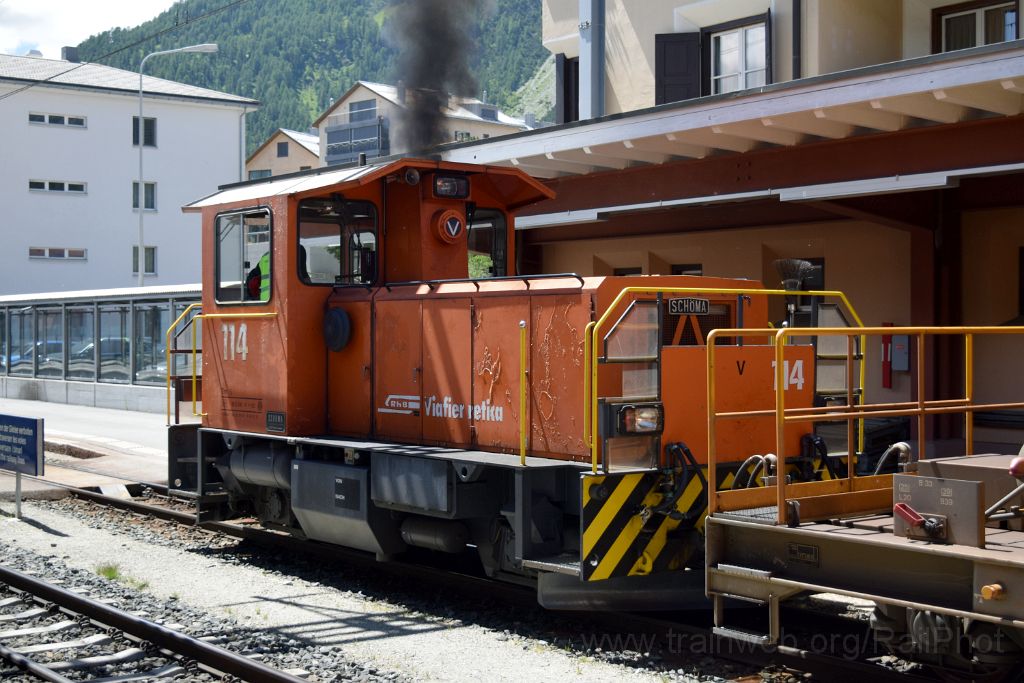 5016-0037-140618.jpg - RhB Tm 2/2 114 / Samedan 14.6.2018