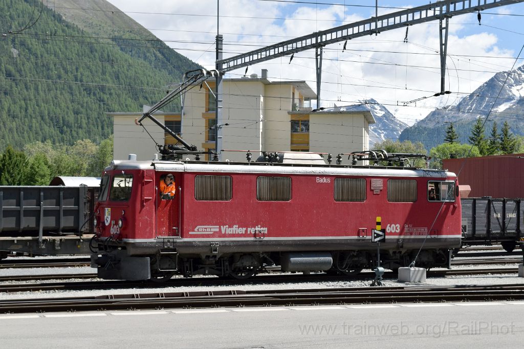 5018-0034-140618.jpg - RhB Ge 4/4' 603 "Badus" / Samedan 14.6.2018