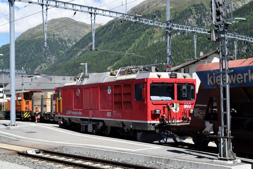 5019-0016-140618.jpg - RhB Gem 4/4 802 "Murmeltier" / Samedan 14.6.2018