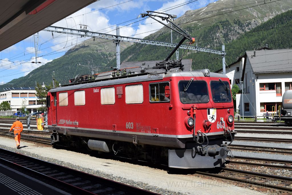 5021-0002-140618.jpg - RhB Ge 4/4' 603 "Badus" / Samedan 14.6.2018