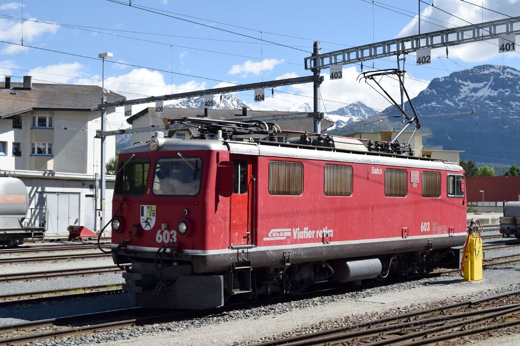 5021-0022-140618.jpg - RhB Ge 4/4' 603 "Badus" / Samedan 14.6.2018