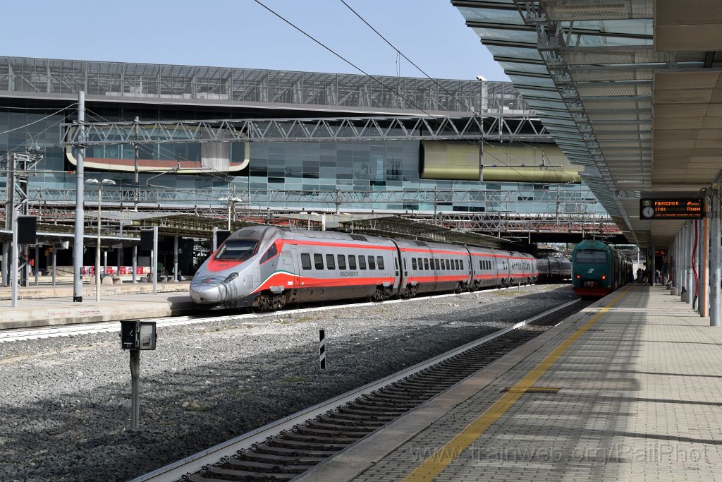 4028-0004-220716.jpg - FS ETR 600.110 + ALe 506.052 / Roma Tiburtina 22.7.2016
