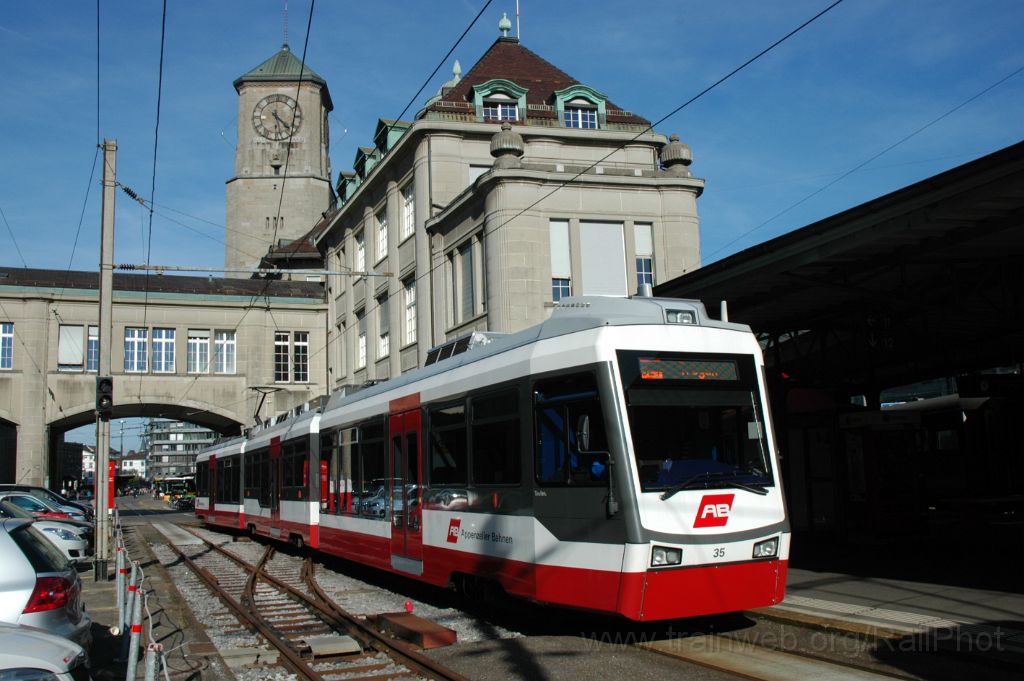3305-0011-280914.jpg - AB ABe 4/8 35 "Teufen" / St.Gallen 28.9.2014