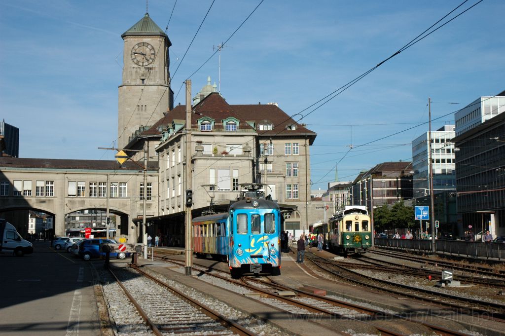 3306-0035-280914.jpg - SGA BCFeh 4/4 5 + TB BDe 4/4 7 "Ostwind" / St.Gallen 28.9.2014