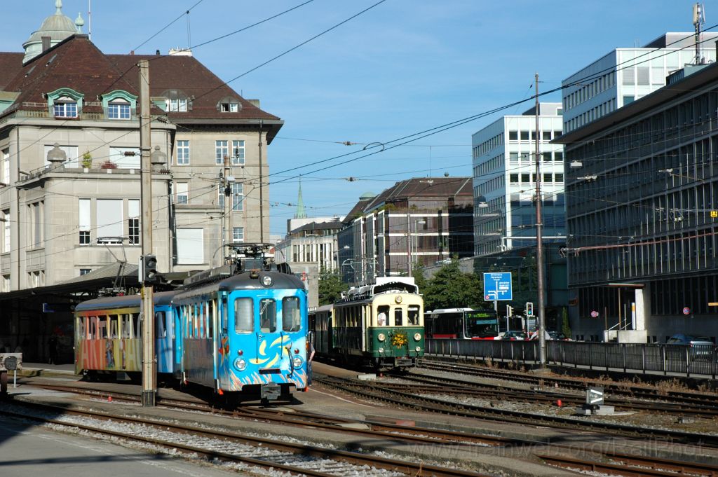 3306-0044-280914.jpg - SGA BCFeh 4/4 5 + TB BDe 4/4 7 "Ostwind" / St.Gallen 28.9.2014
