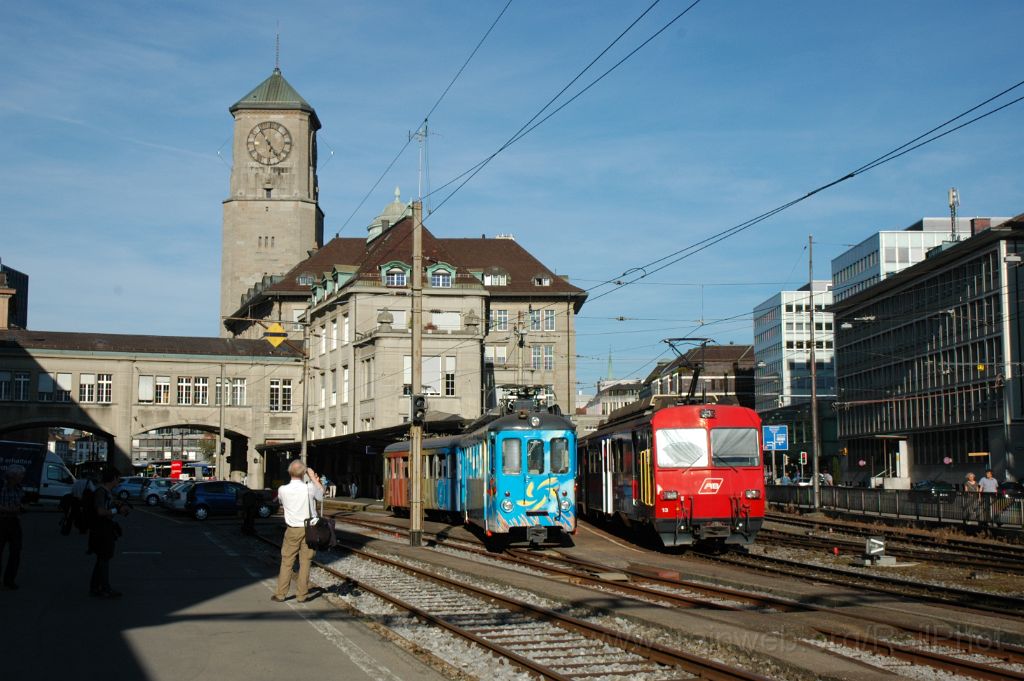 3307-0024-280914.jpg - AB BDeh 4/4 13 + TB BDe 4/4 7 "Ostwind" / St.Gallen 28.9.2014