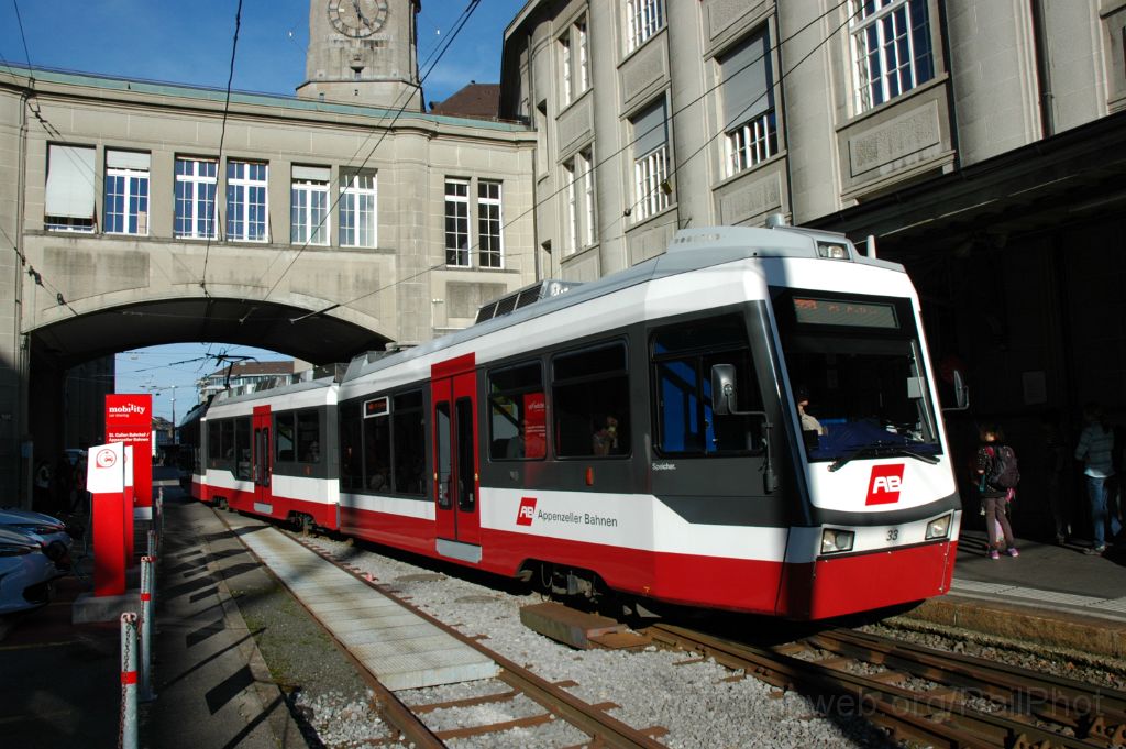 3307-0041-280914.jpg - AB ABe 4/8 33 "Speicher" / St.Gallen 28.9.2014