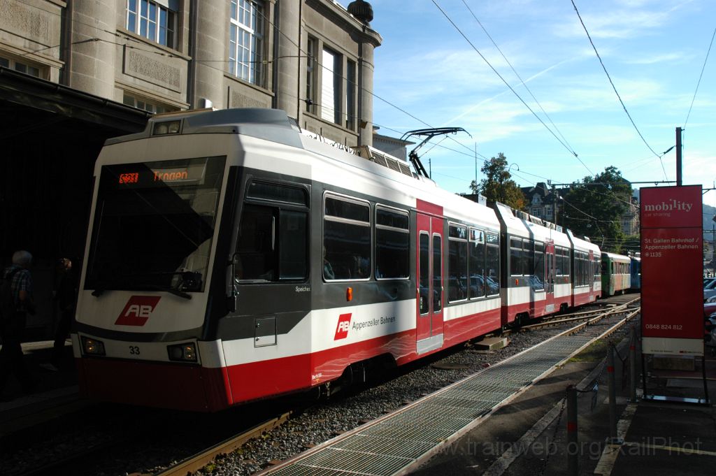 3307-0044-280914.jpg - AB ABe 4/8 33 "Speicher" / St.Gallen 28.9.2014