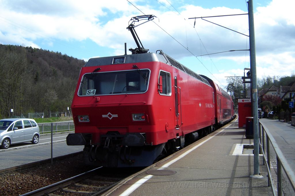 1464-0030-190408.jpg - SZU Re 456.547-9 / Sihlau 19.4.2008