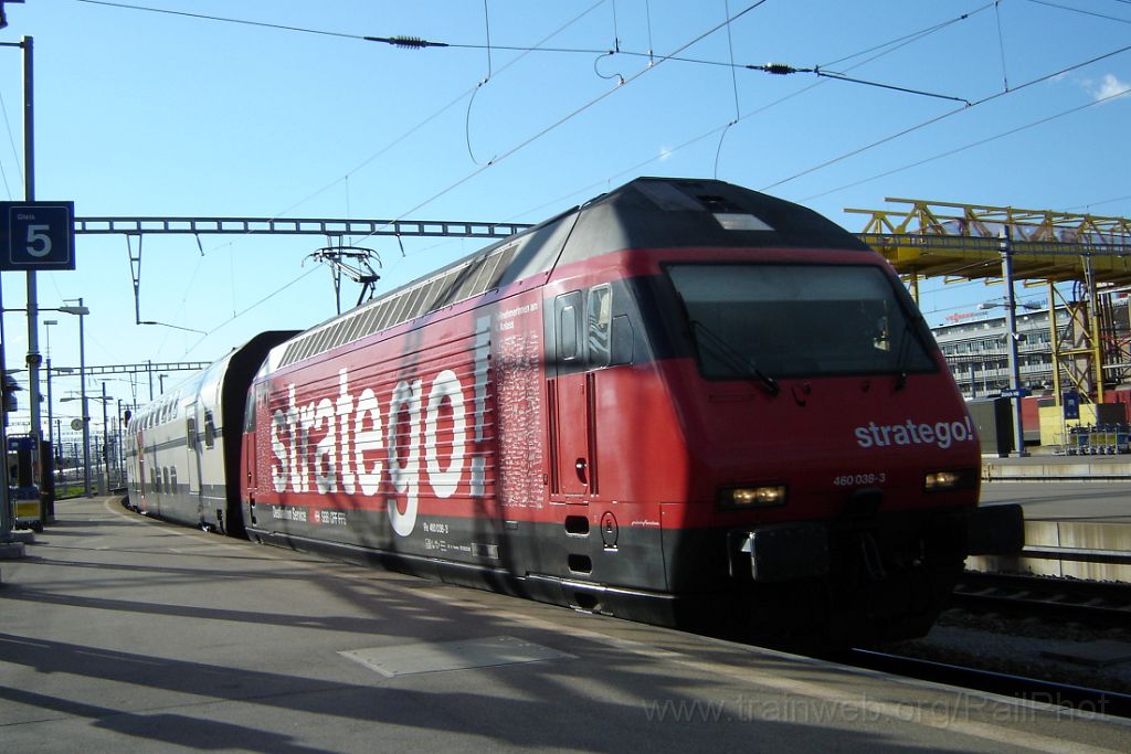 1467-0002-190408.jpg - SBB-CFF Re 460.038-3 "Hauenstein" / Zürich HB 19.4.2008