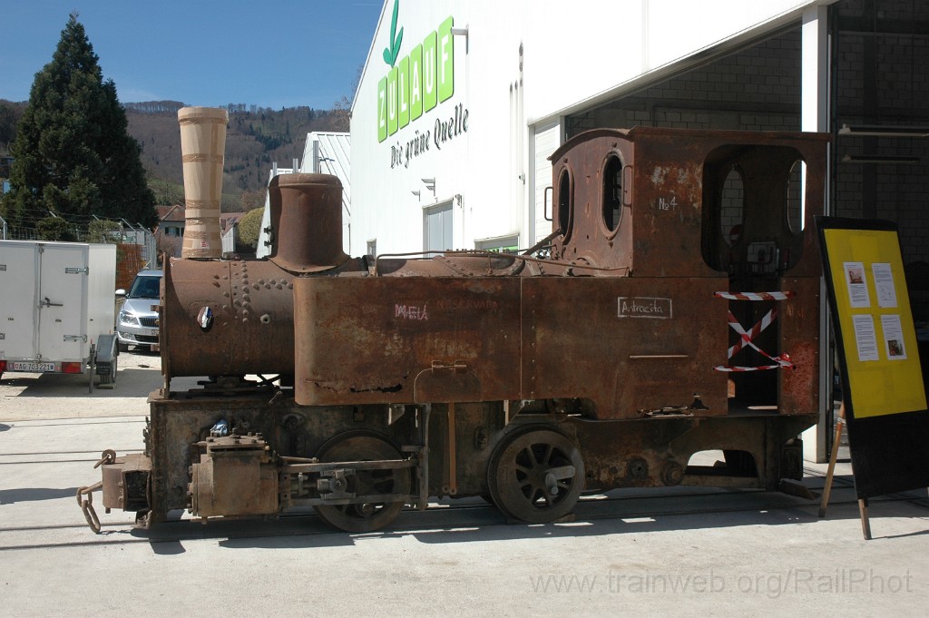 2748-0033-140413.jpg - SchBB G 2/2 1032 "Antracita" / Schinznach 14.4.2013