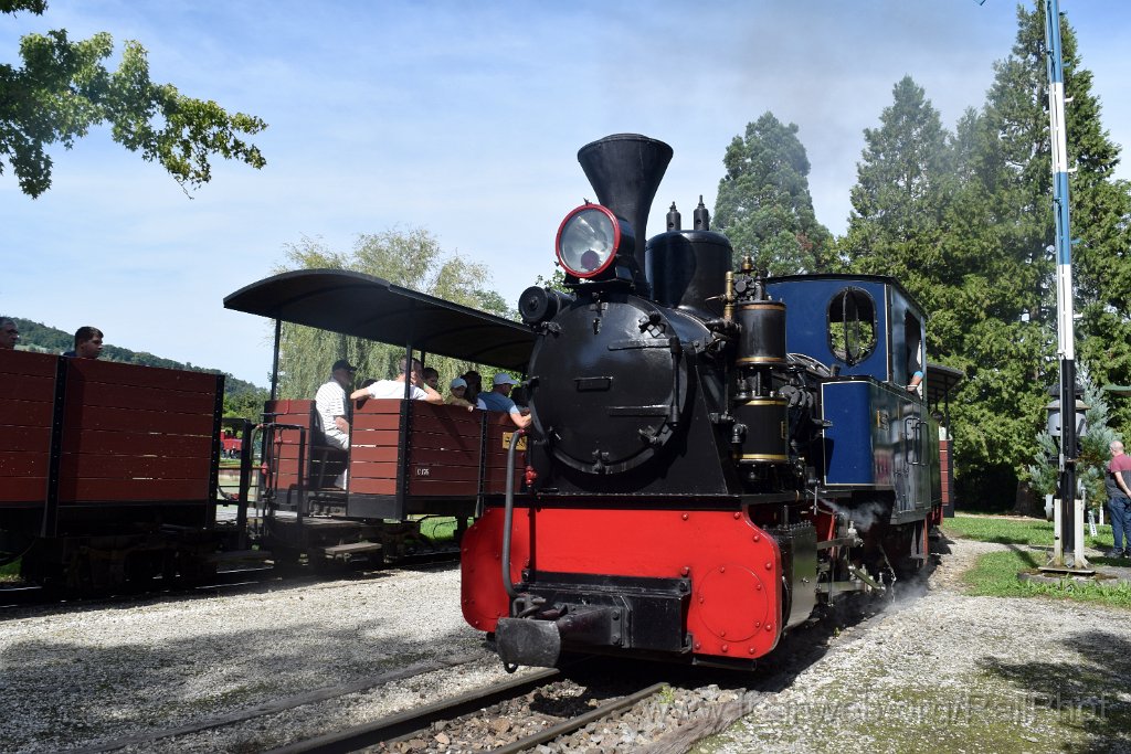 10007-0034-070925.jpg - SchBB G 3/3 13585 "Sequoia" / Schinznach (Baumschulsee) 7.9.2025