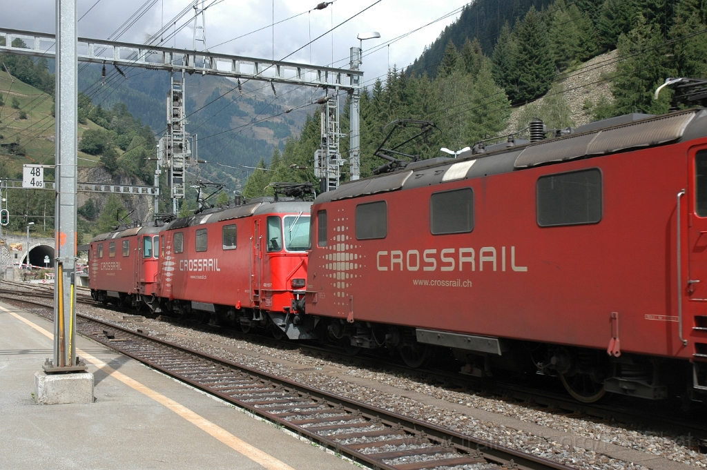 2938-0009-080913.jpg - Crossrail Re 436.114-3 "Natalie" + Re 436.112-7 "Zita"+ Re 436.115-0 "Ivon" + Re 436.111-9 "Sara" / Goppenstein 8.9.2013